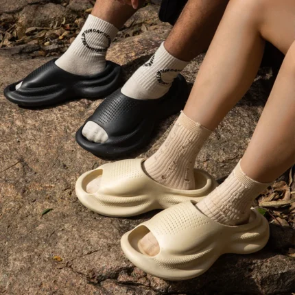 Men's Sports Designer Sandals | Summer Home Slippers with Thick EVA Bottom
