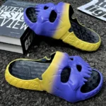 Skull Design Gothic Outdoor Slippers | Anti-Slip Summer Sandals