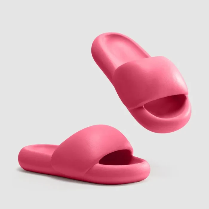 Slides Bathroom Slippers Unisex Platform House Flip Flops