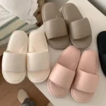 Thick Bottom Soft EVA Summer Sandals | Anti-Slip Unisex Casual Bathroom Flip Flops