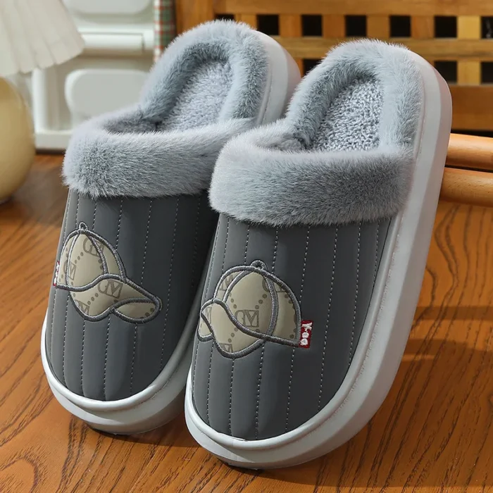 Unisex Winter Floor Slippers | Anti-Slip Home Furry Slippers