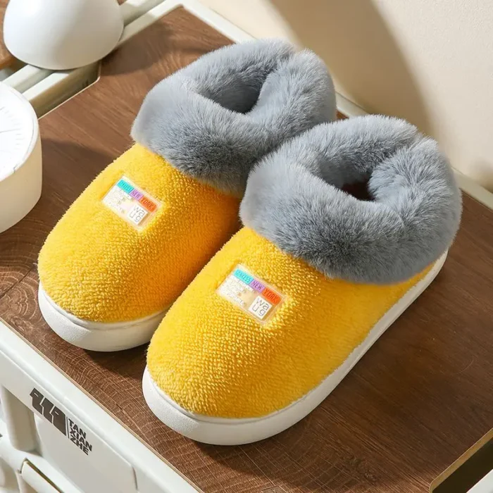 Comfort Faux Fur Winter Warm Shoes - Indoor Slippers with Soft Plush