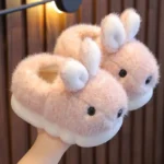 Cute Rabbit Cotton Home Slippers for Boys and Baby Girls