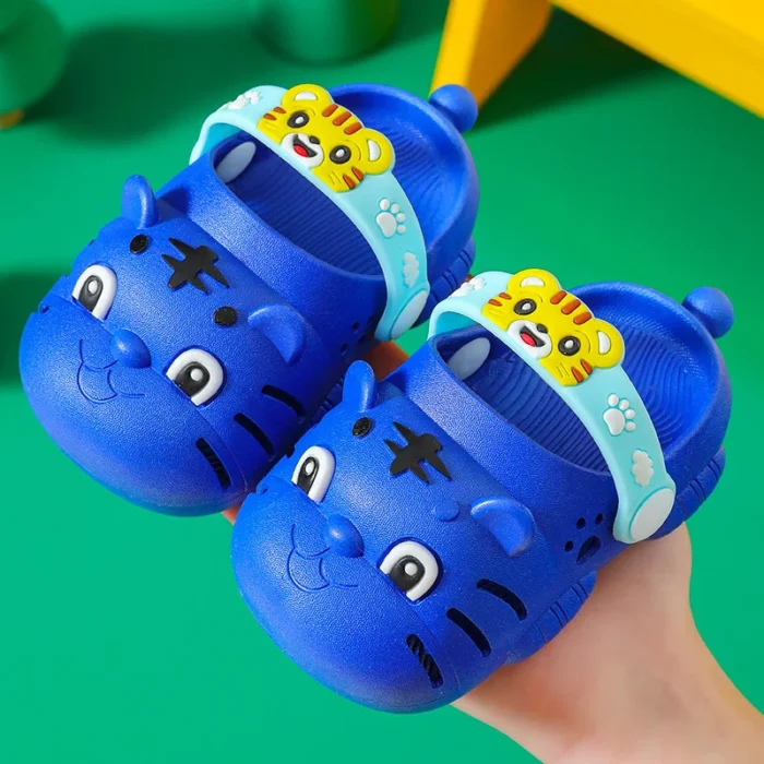 Designer Baby Tiger Cartoon Slippers - Cute Home Slippers for Kids