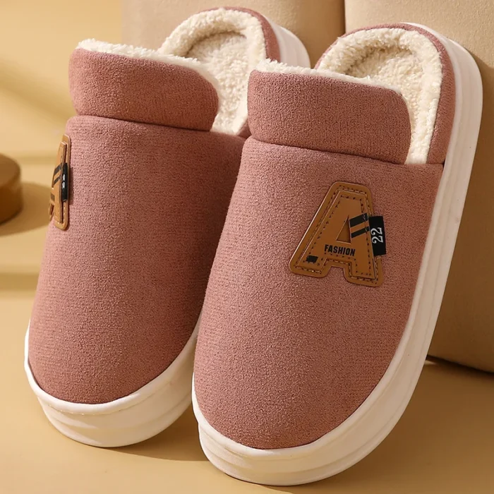 Winter Warm Fur Slippers - Luxury Faux Suede Plush