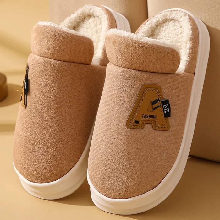 Winter Warm Fur Slippers - Luxury Faux Suede Plush