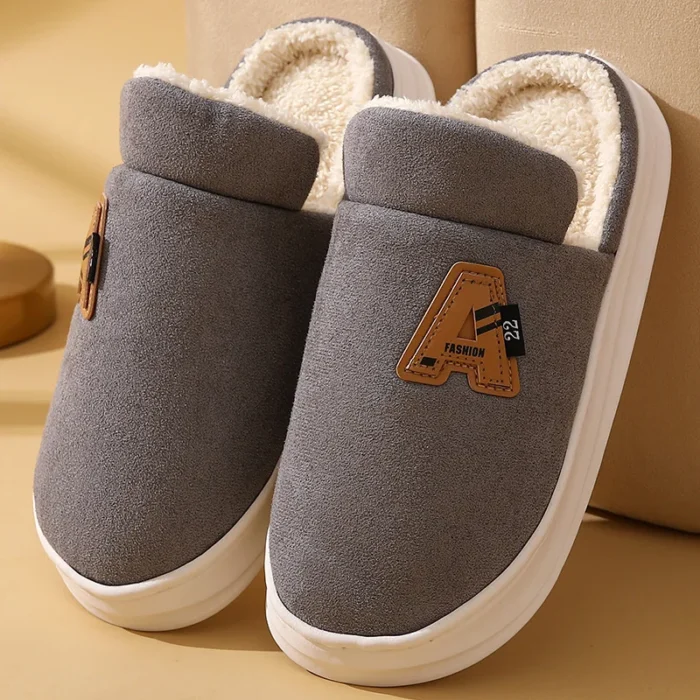 Winter Warm Fur Slippers - Luxury Faux Suede Plush