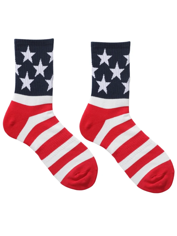 2021 Fall/Winter American Flag Cotton Socks - Perfect Independence Day Gift for Men & Women