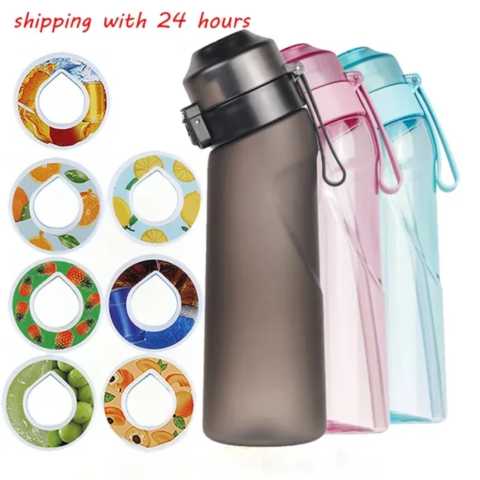 Air Up Flavored Sports Water Bottle - Fashionable Outdoor Fitness Cup with Flavor Pods