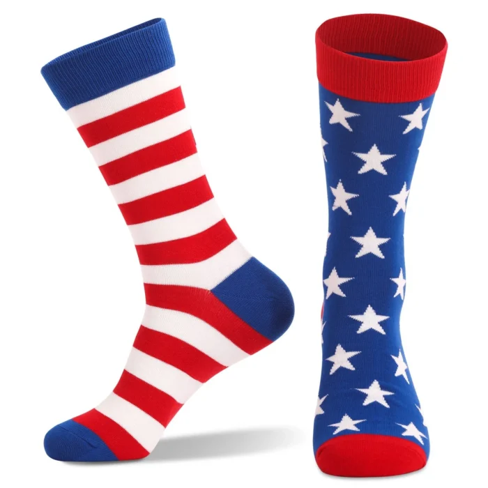 American Flag Stars & Stripes Sports Socks - Breathable Comfort for Boys