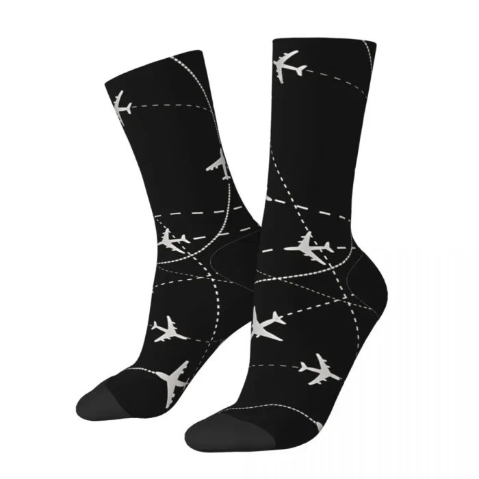 Celestial Flight Navigator: Night Sky Socks for Men and Women