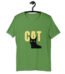 Charming Cat-Themed T-Shirt for Feline Aficionados - Leaf, 2XL