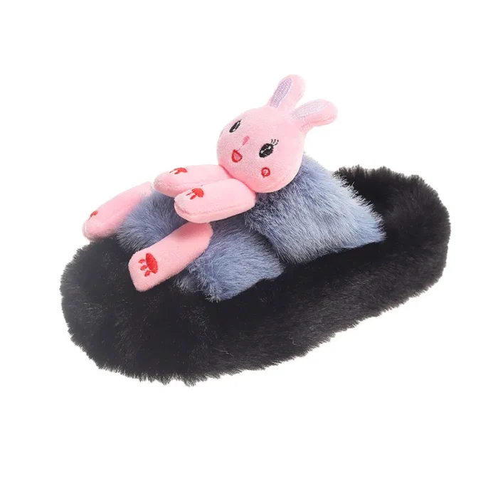 Cozy Cartoon Frog-Rabbit Slippers: Perfect Winter Comfort