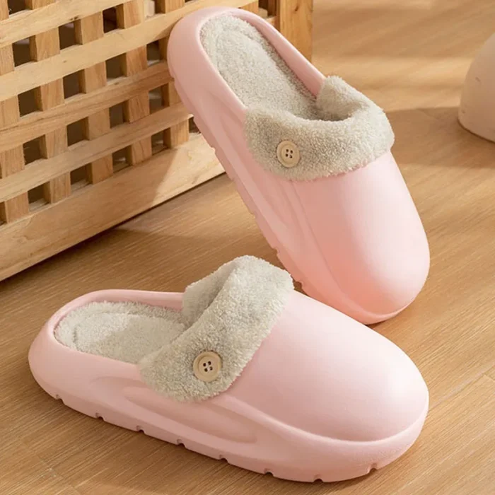 Cozy Chic: Thick Bottom Winter Warm Slippers