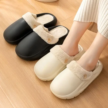 Cozy Chic: Thick Bottom Winter Warm Slippers