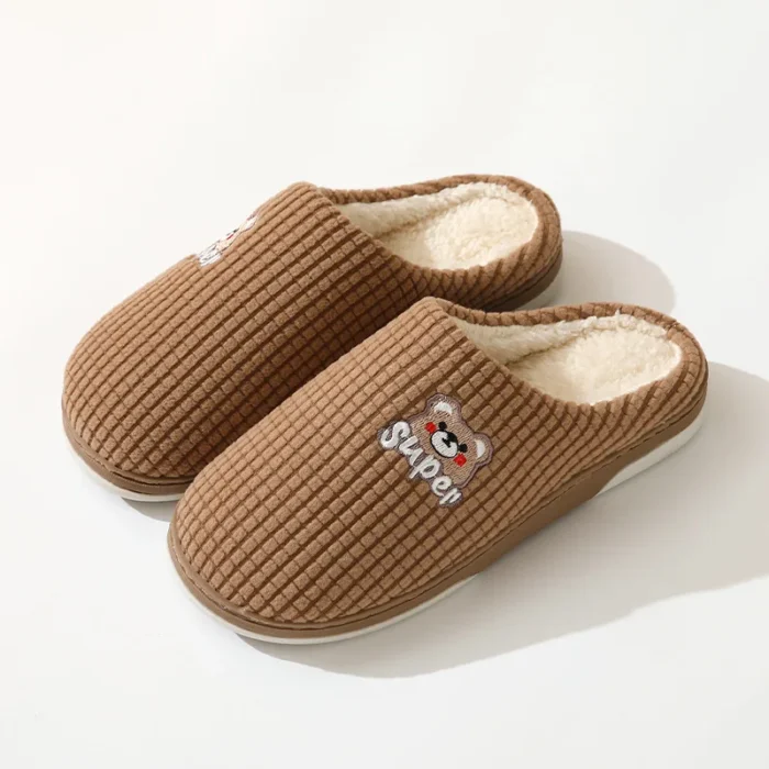 Cozy Comfort: Pallene Plush Slippers for Couples - Autumn & Winter Warmth