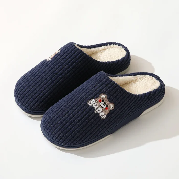 Cozy Comfort: Pallene Plush Slippers for Couples - Autumn & Winter Warmth