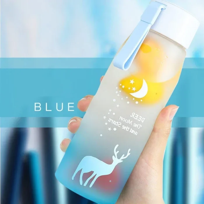 DaisyFresh Portable Water Bottle – BPA-Free, Travel-Ready - Blue