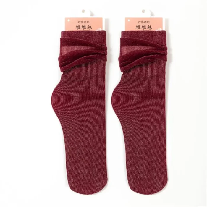 Elegant Sheer Mesh Glass Silk Socks - Ultrathin & Fabulous for Summer
