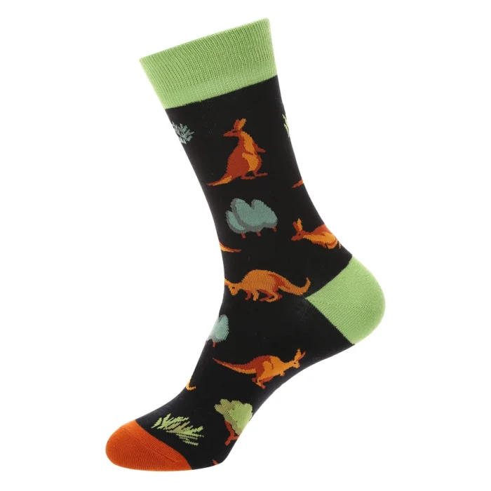 Exotic Animal Cartoon Socks - Fashionable Fun for All Seasons