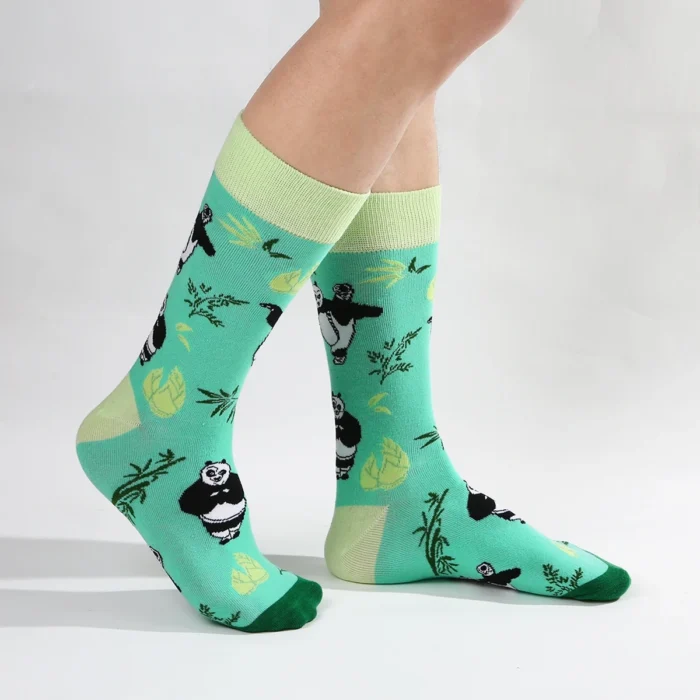 Exotic Animal Cartoon Socks - Fashionable Fun for All Seasons