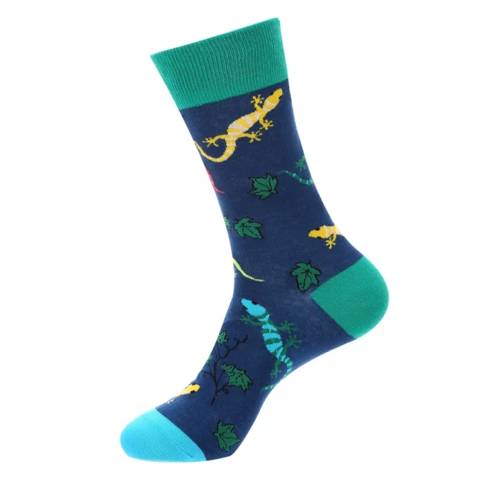 Exotic Animal Cartoon Socks - Fashionable Fun for All Seasons