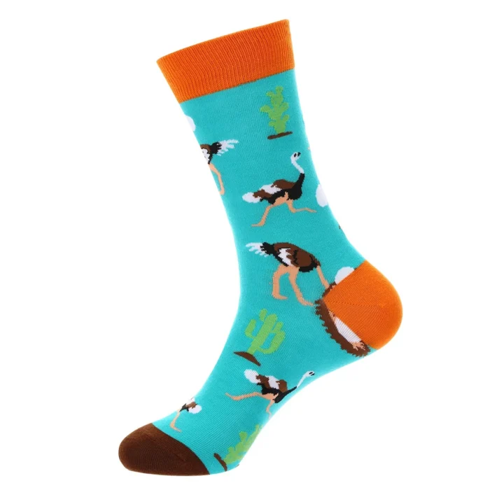 Exotic Animal Cartoon Socks - Fashionable Fun for All Seasons