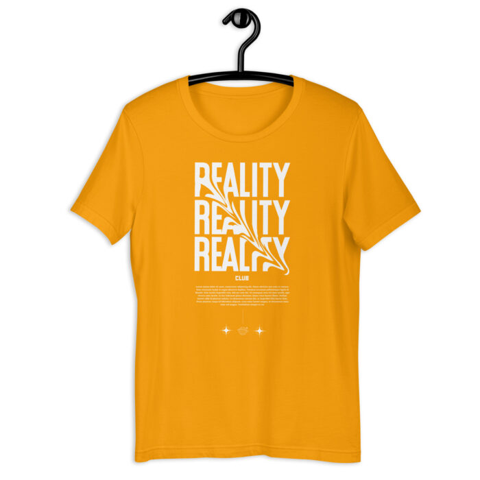 Eye-Catching Graphic Tee for Everyday Inspiration - Gold, 2XL