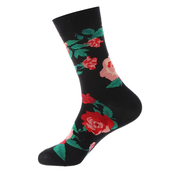 Fresh Japanese Korean Cartoon Flower Socks - Harajuku Kawaii Style