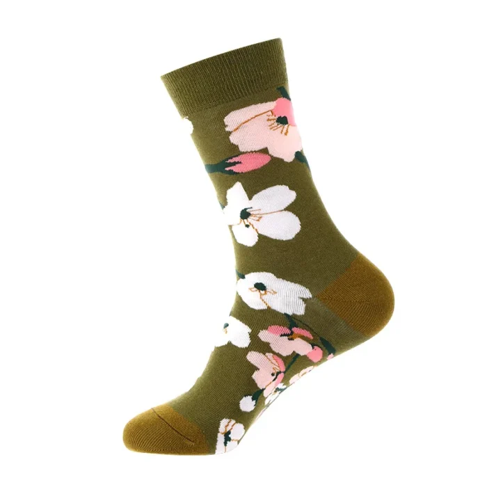 Fresh Japanese Korean Cartoon Flower Socks - Harajuku Kawaii Style