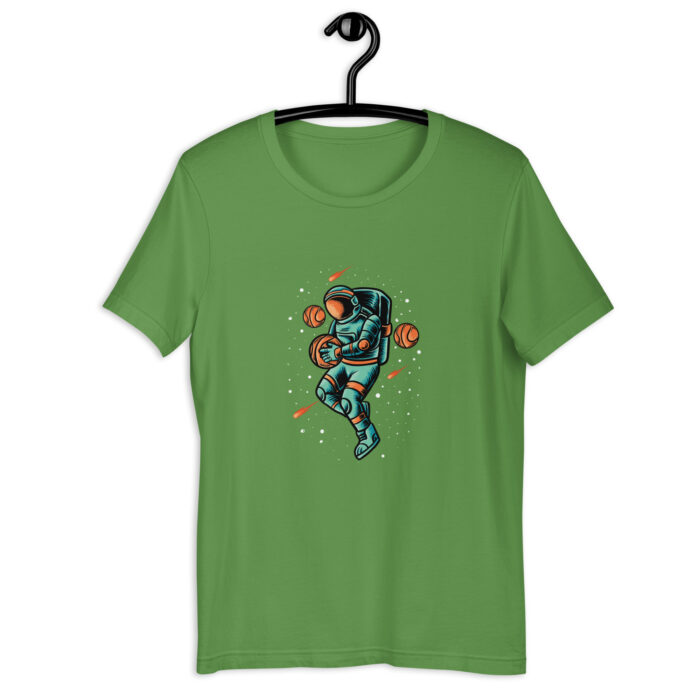 Galactic Explorer: Modern Astronaut T-Shirt - Leaf, 2XL
