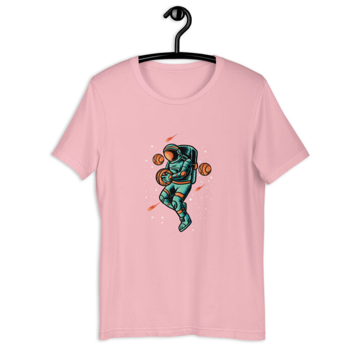 Galactic Explorer: Modern Astronaut T-Shirt - Pink, 2XL