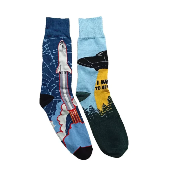 Galactic Joyride Socks Bundle - UFO & Airplane Adventure