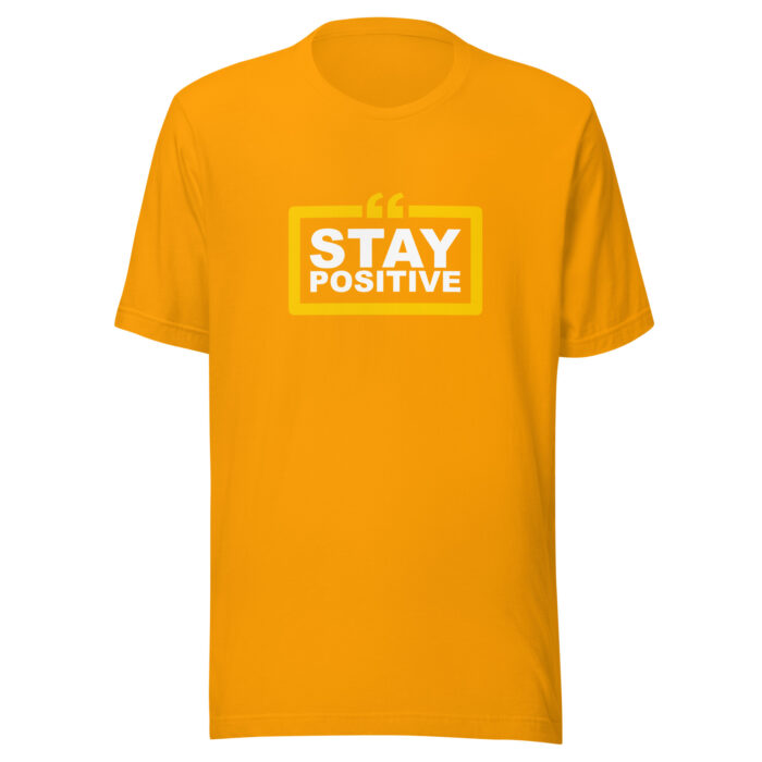 Good Vibes Only: Stay Positive Message T-Shirts - gold-graphic-tees, 2XL