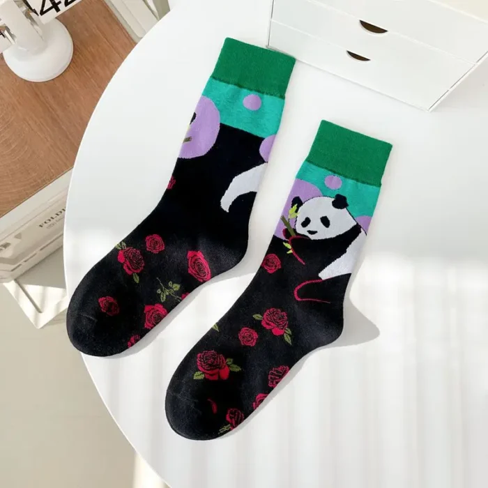 Harajuku Novelty Animal Socks - Cute & Colorful Autumn Fashion