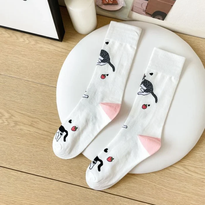 Harajuku Novelty Animal Socks - Cute & Colorful Autumn Fashion