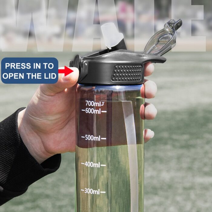 Hydration on the Go: 500/700ML Portable Sports Straw Water Bottle