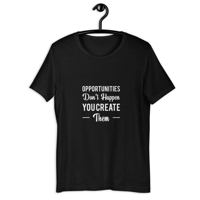 Inspire Daily: Motivational Typography T-Shirt - Black, 2XL