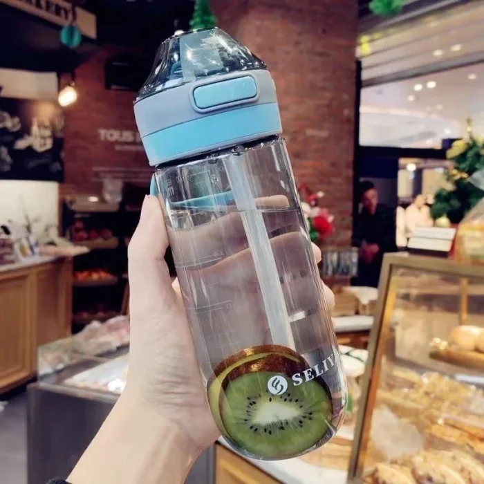 Kawaii Water Bottle Cup with Straw: Stay Cute and Hydrated Anywhere!