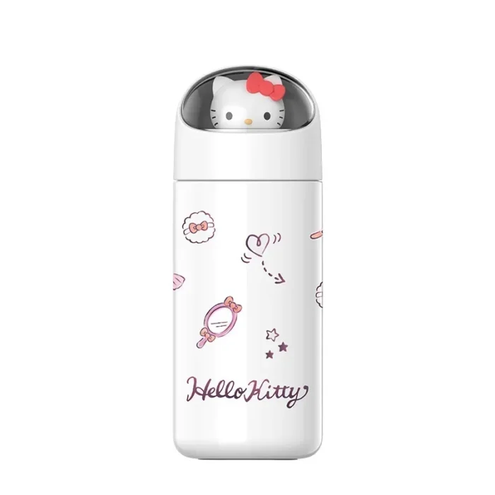 KittyKuro Mini Kawaii Thermos – HelloKitty & Kuromi, Office-Perfect - HelloKitty