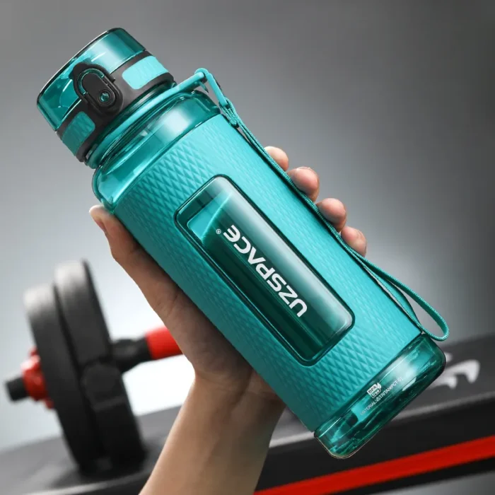 Large Capacity Sport Water Bottle - BPA Free, Leak-Proof Tritan Fitness Kettle