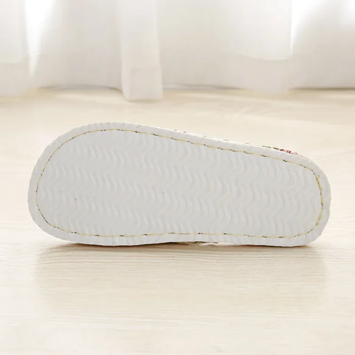 Light & Comfy Linen Slippers: Unisex Indoor Elegance for Spring & Autumn
