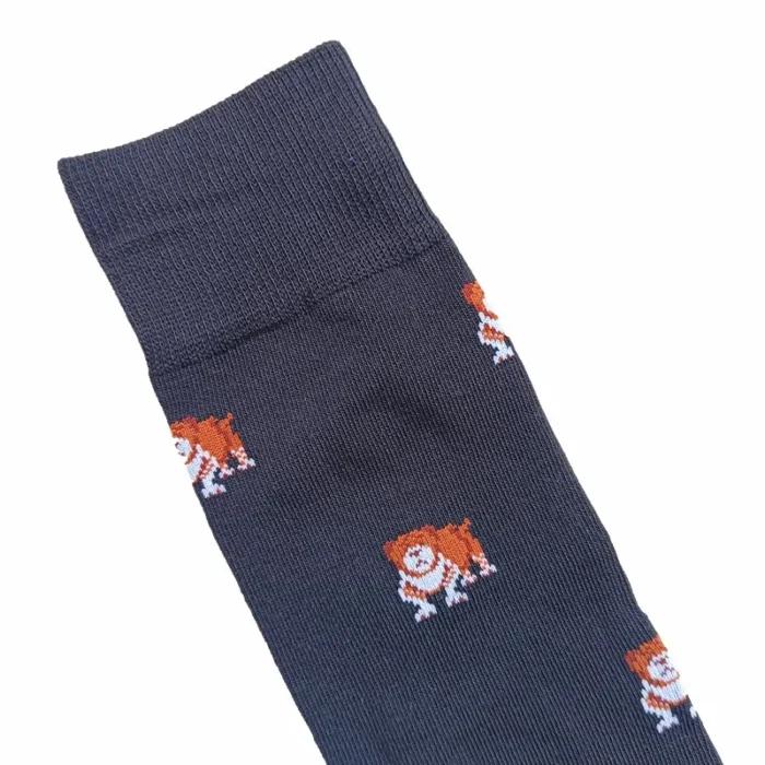 Men's Happy Funny Bulldog Cotton Socks - Perfect for Dog Lovers