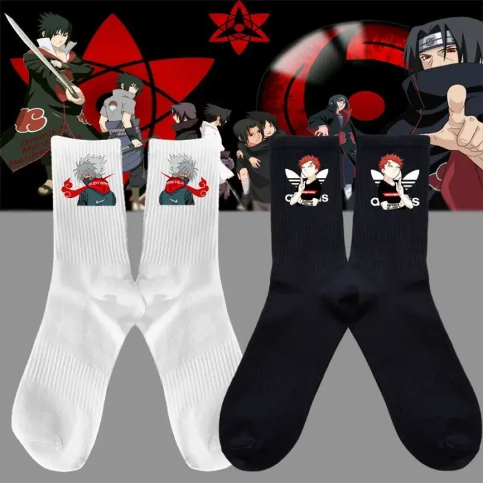 Ninja Warmth: Naruto Autumn Winter Kawaii Stockings Socks