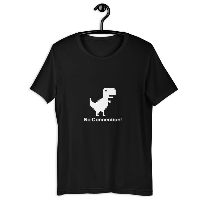 ‘No Connection’ Tee for Digital Detoxers - Black, 2XL