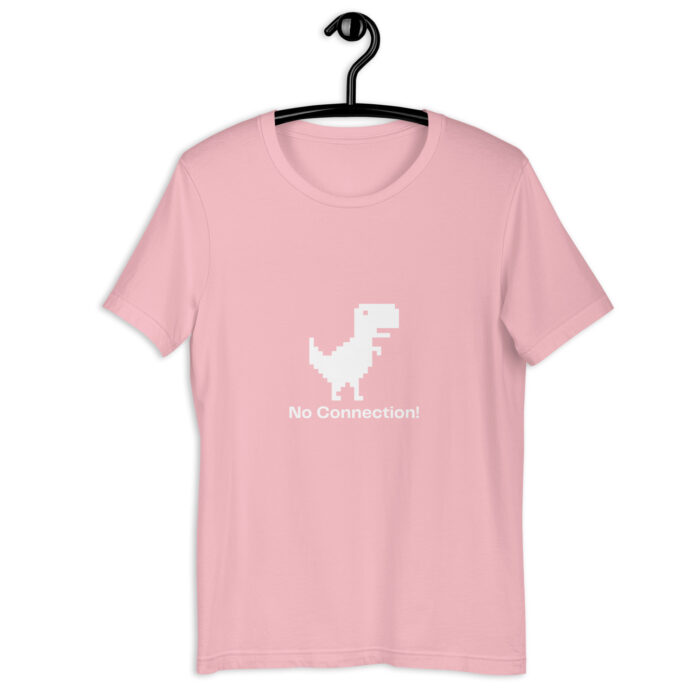 ‘No Connection’ Tee for Digital Detoxers - Pink, 2XL