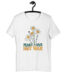 Peaceful Statement: ‘Make Love Not War’ Vintage T-Shirt - White, 2XL