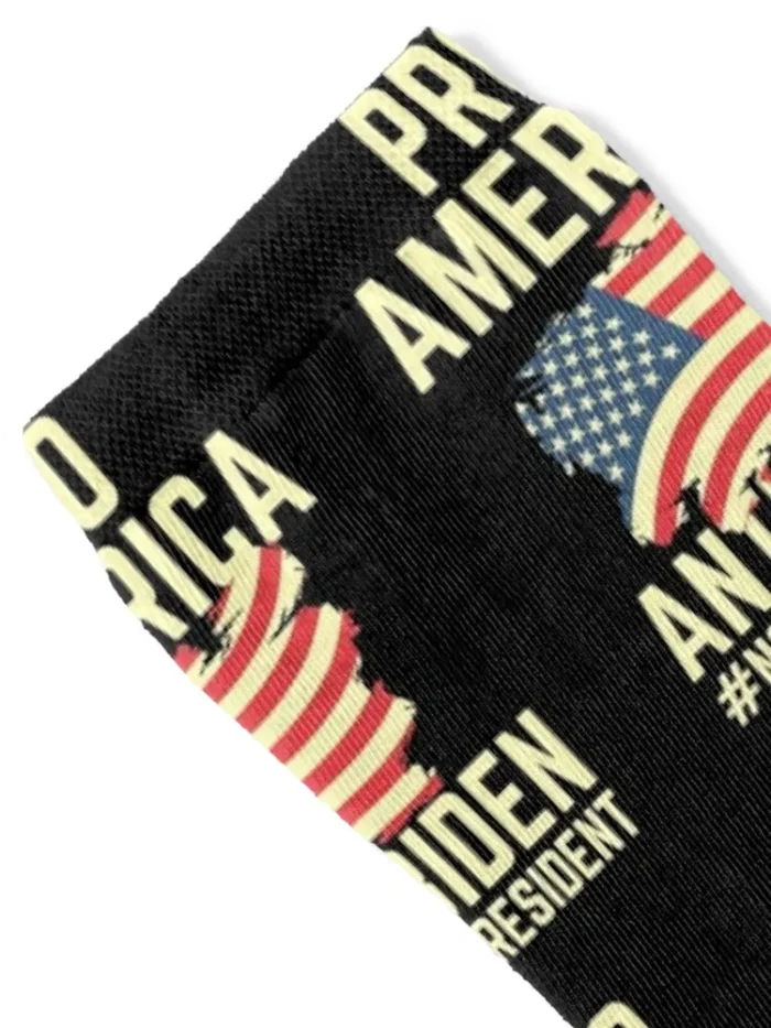 Pro America USA Flag High Soccer Socks - Antiskid for Athletic Performance