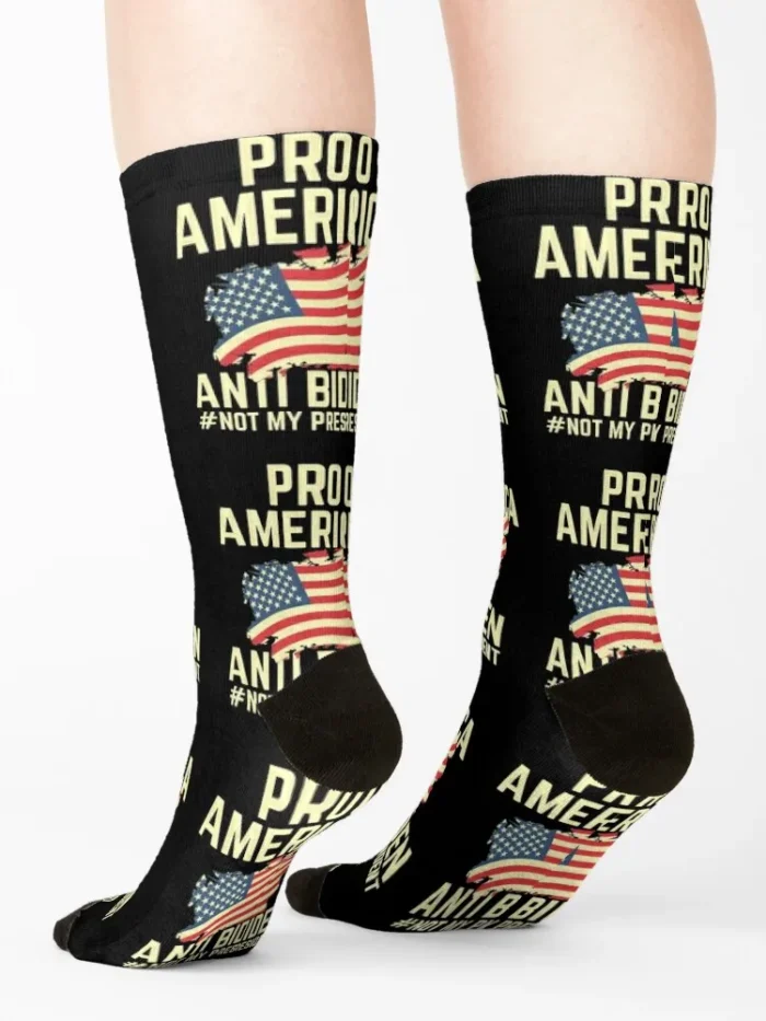 Pro America USA Flag High Soccer Socks - Antiskid for Athletic Performance