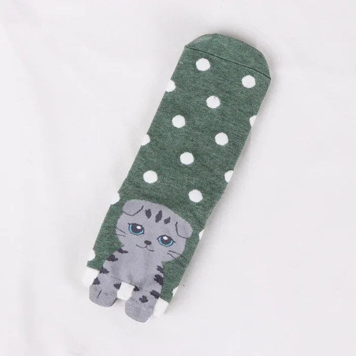 Purr-fect Style: Korean Cartoon Cat Socks